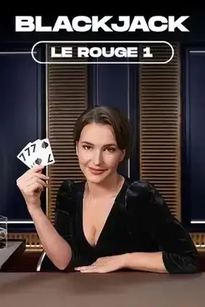 Table Blackjack Le Rouge 1 d’Evolution